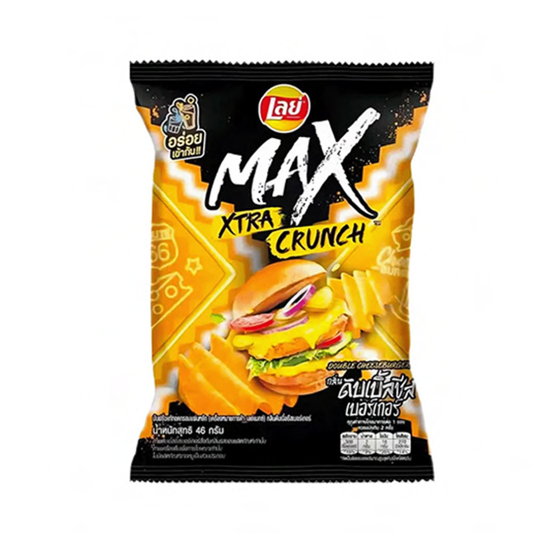 Lays Max Double Cheeseburger 42g (Thailand)