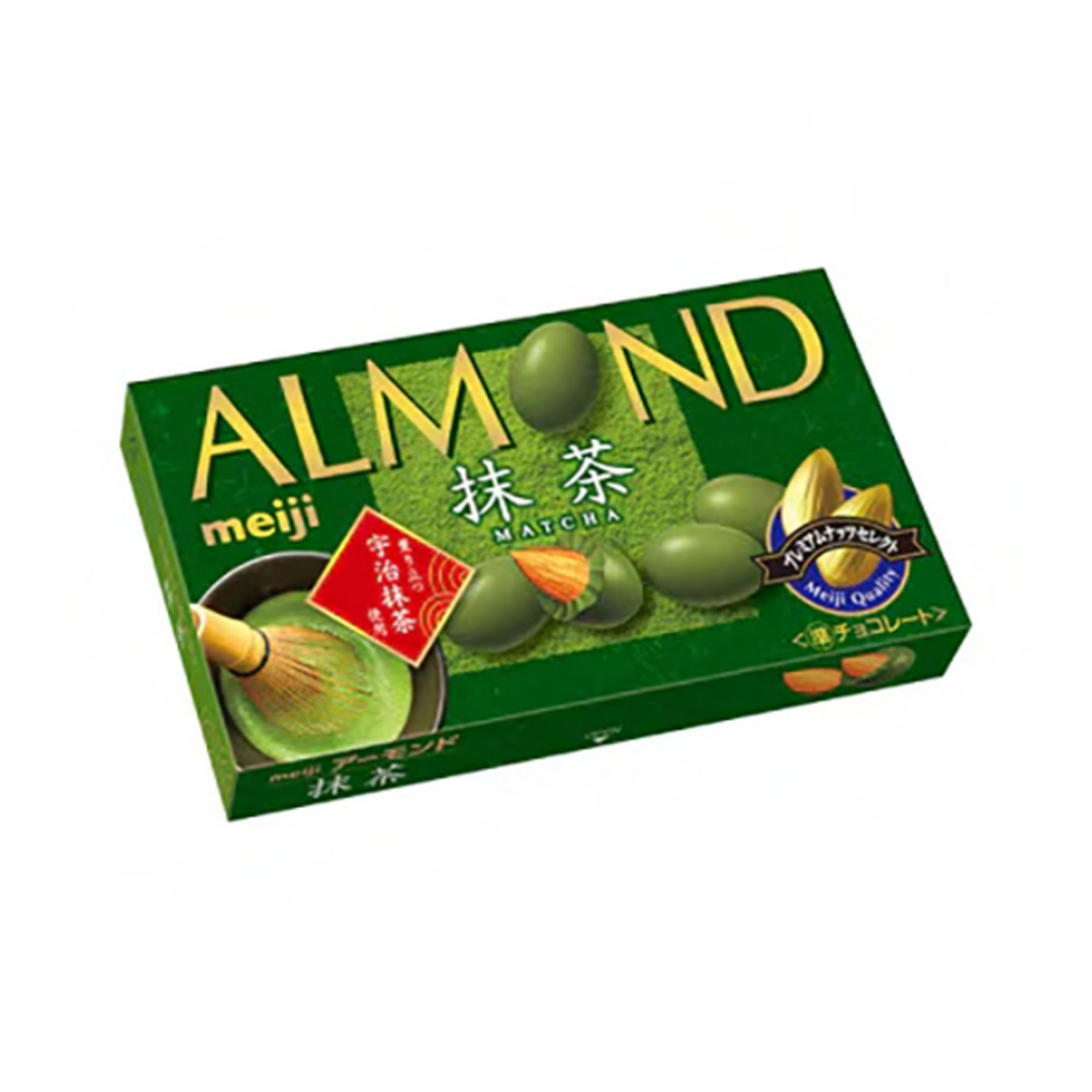 Meiji Chocolate Almond Matcha 58g (Japan)