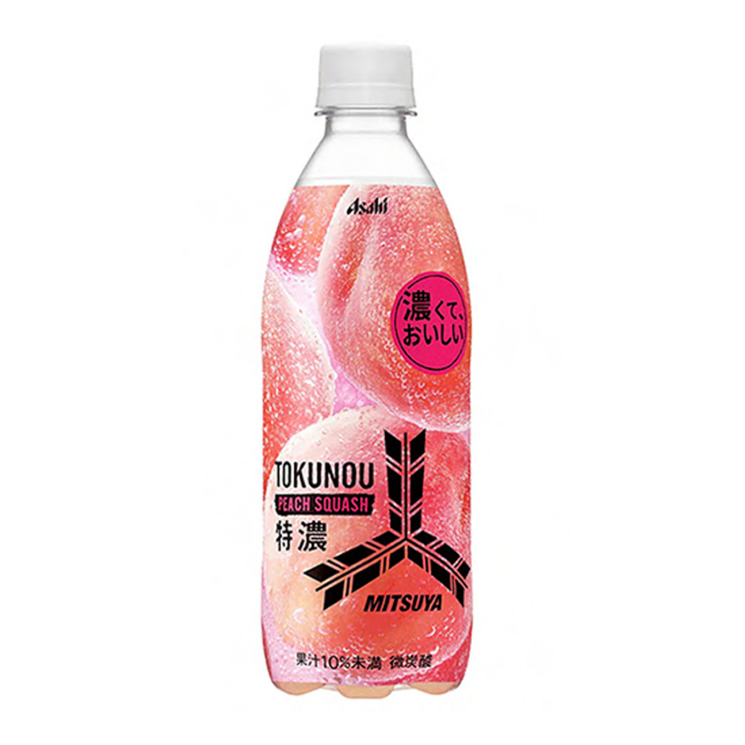 Mitsuya Peach Squash 500ml (Japan)