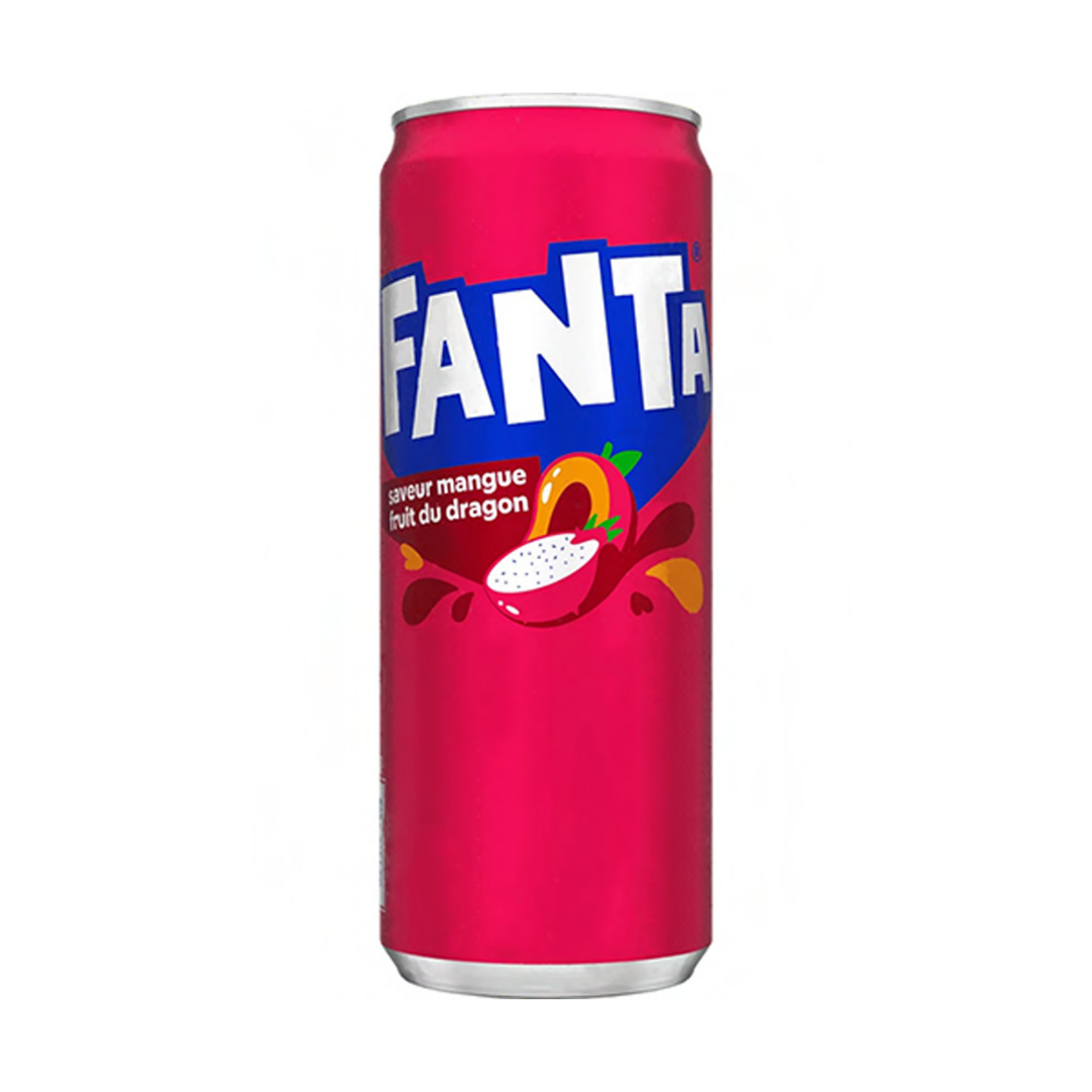 Fanta Mango Dragon Fruit 330ml (France)