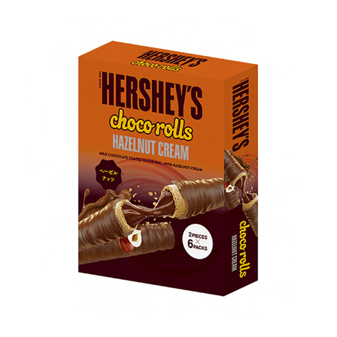 Hershey's Choco Rolls Hazelnut 108g (Japan)