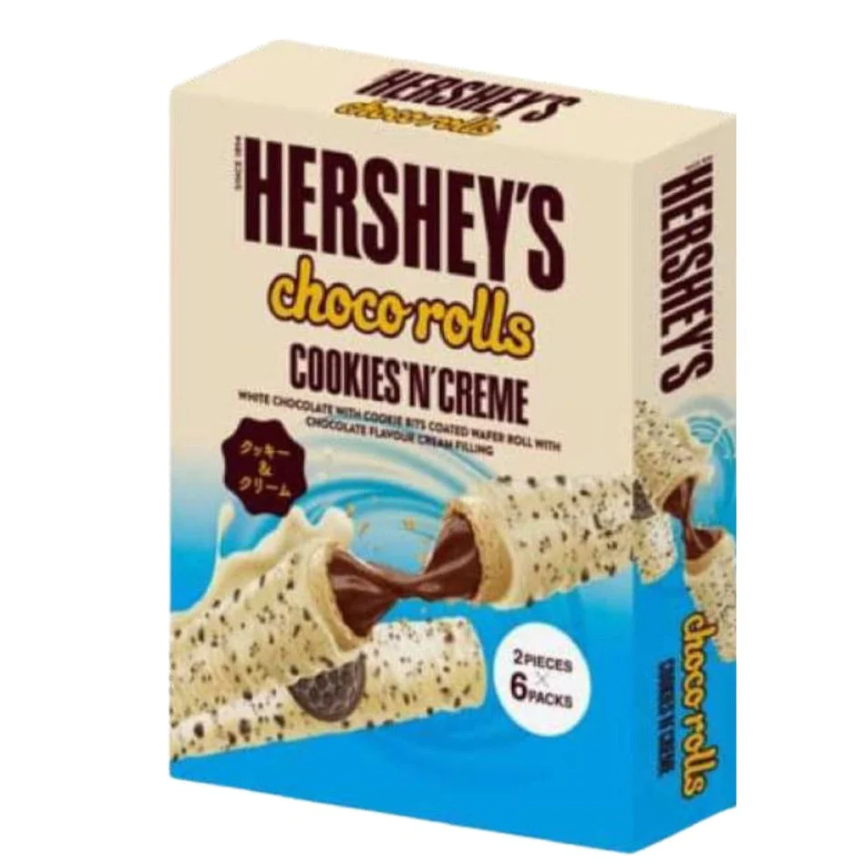 Hershey's Choco Rolls Cookies & Cream 108g (Japan)